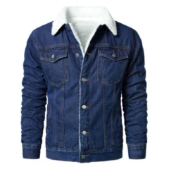 Trucker Style Blue Denim Jacket