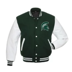 Spartans Michigan State Green Varsity Jacket