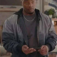 Spencer James All American S06 Grey Bomber Jacket