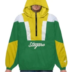 Sunny Green Yellow Stegaro Anorak Jacket