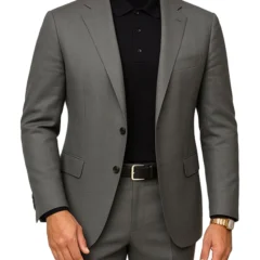 Sylvester Stallone Tulsa King Grey Coat