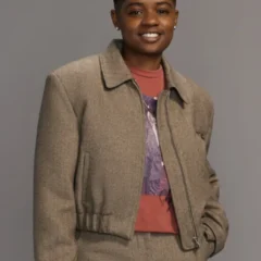 Tamia Cooper All American Beige Cropped Jacket