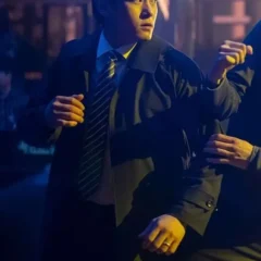 Teo Yoo The Recruit Black Trench Coat