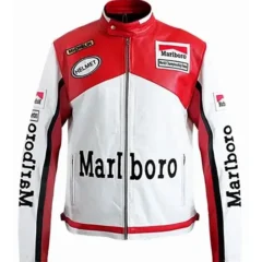 Vintage Marlboro Racing Leather Jacket