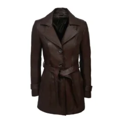 Women's Brown Genuine Leather Coats