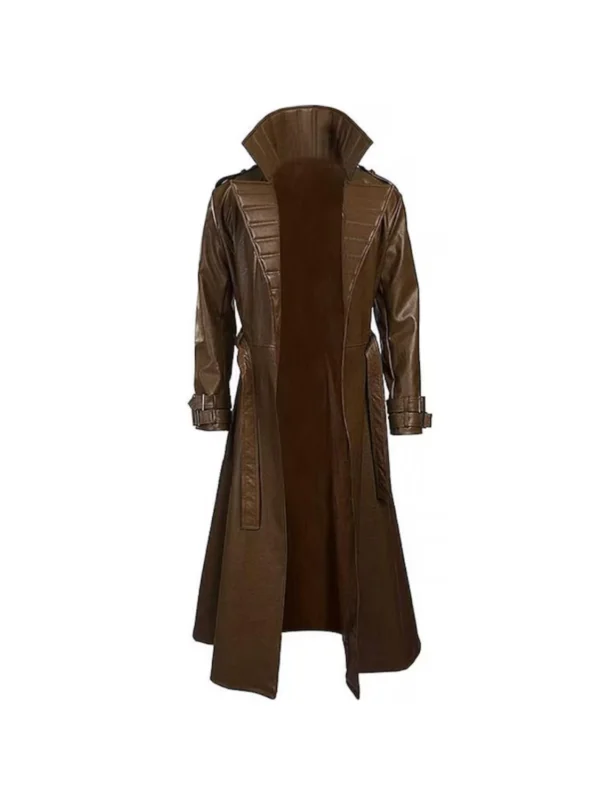 X-Men Gambit Cosplay Leather Trench Coat