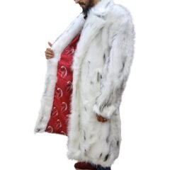 Barbie Ryan Gosling White Ken Fur Coat
