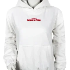White Fox Cherry Hoodie