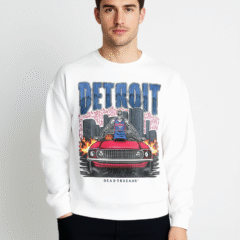 Detroit Basketball Crewneck Sweatshirt