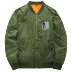 Attack On Titan Survey Corps Green Bomber Jacket