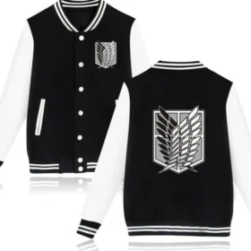 Attack on Titan Anime Varsity Letterman Jacket