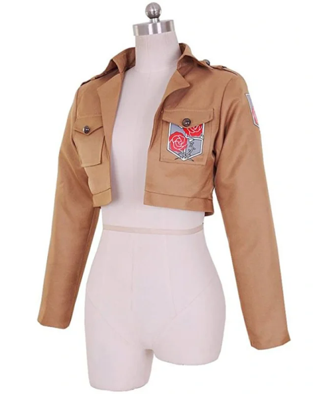 Attack on Titan Garrison Regiment Brown Cropped Jacket