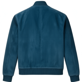 Brad Pitt F1 Blue Bomber Leather Jacket