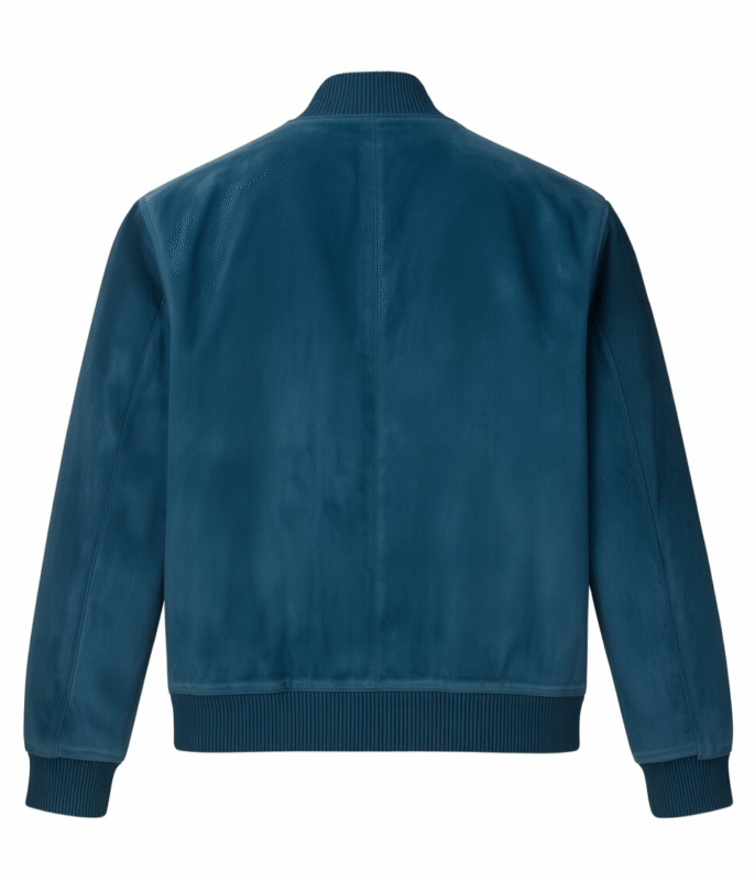 Brad Pitt F1 Blue Bomber Leather Jacket