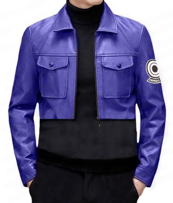 Dragon Ball Fighterz Future Trunks Leather Jacket