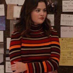 Only Murders in the Building S4 Selena Gomez Stripe Sweater