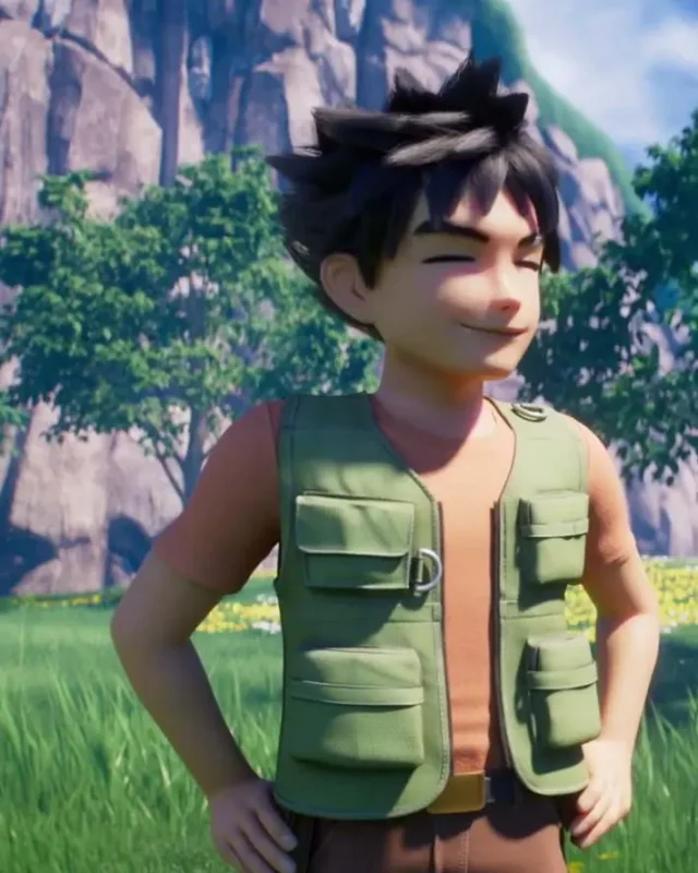 Pokemon Brock Green Cosplay Vest