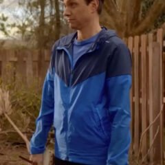 Ralph Macchio Cobra Kai S04 Blue Jacket