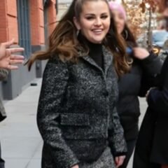 Selena Gomez NYC Herringbone Printed Blazer