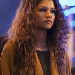 Zendaya Euphoria Rue Bennett Long Trench Coat