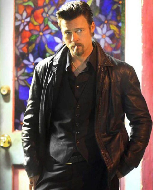 Brad Pitt Killing Them Softly Jackie Leather Jacket
