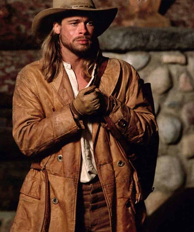 Legends Of the Fall Brad Pitt Brown Leather Coat