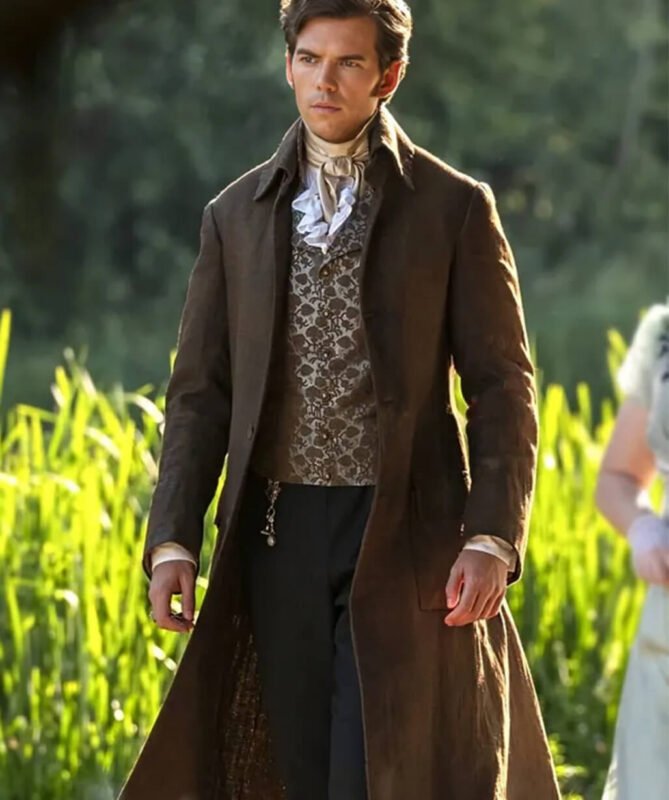 Colin Bridgerton S03 Brown Trench Coat
