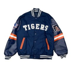 G-III Detroit Tigers Navy Varsity Jacket