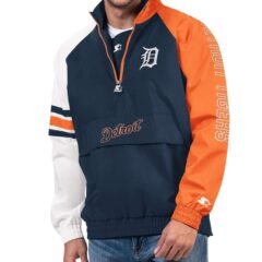 Detroit Tigers Elite Half Zip Pullover Jacket