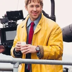Ryan Gosling Project Hail Mary Yellow Leather Coat