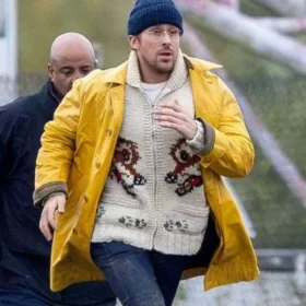Ryan Gosling Project Hail Mary Yellow Leather Coat