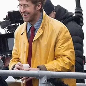 Ryan Gosling Project Hail Mary Yellow Leather Coat