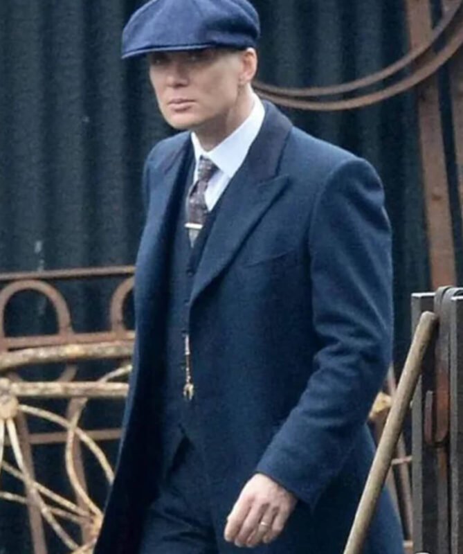 Peaky Blinders Thomas Shelby Blue Wool Coat