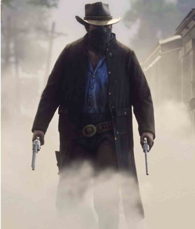 Red Dead Redemption 2 Arthur Morgan Black Trench Coat