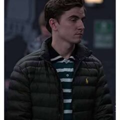 Ted Lasso Colin Hughes Black Puffer Jacket