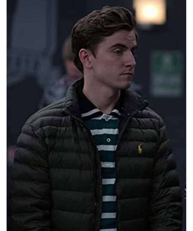 Ted Lasso Colin Hughes Black Puffer Jacket