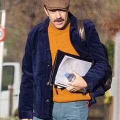 Ted Lasso Jason Sudeikis Blue Velvet Jacket
