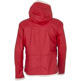 Christmas Red Santa Leather Jacket