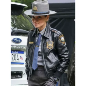 Mila Kunis Wake Up Dead Man Leather Jacket