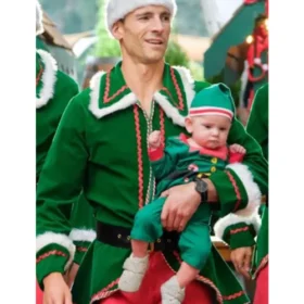 Andrew Walker Green Christmas Jacket