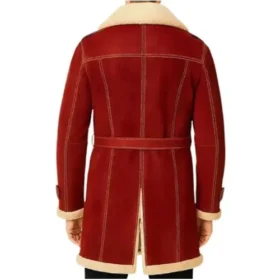 Shearling Red Christmas Coat