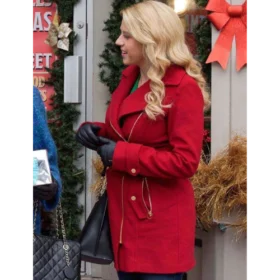 Jodie Sweetin Entertaining Christmas Coat