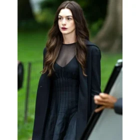 The Devil Wears Prada 2 Andy Sachs Black Wool Coat