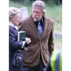 Thomas Haden Church Wake Up Dead Man Brown Blazer