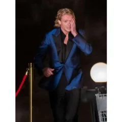 Tom Rhys Harries Clay face Blue Blazer