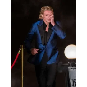 Tom Rhys Harries Clay face Blue Blazer