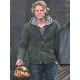 Tom Rhys Harries Clay face Green Cotton Jacket