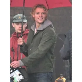 Tom Rhys Harries Clay face Green Cotton Jacket