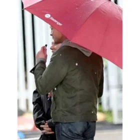 Tom Rhys Harries Clay face Green Cotton Jacket