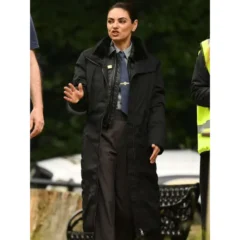 Wake Up Dead Man Mila Kunis Trench Coat